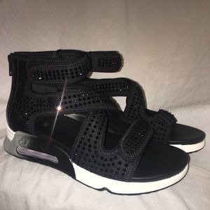 Women's Ash Lips Sandals Sneakers BLK BLING 39 (9)